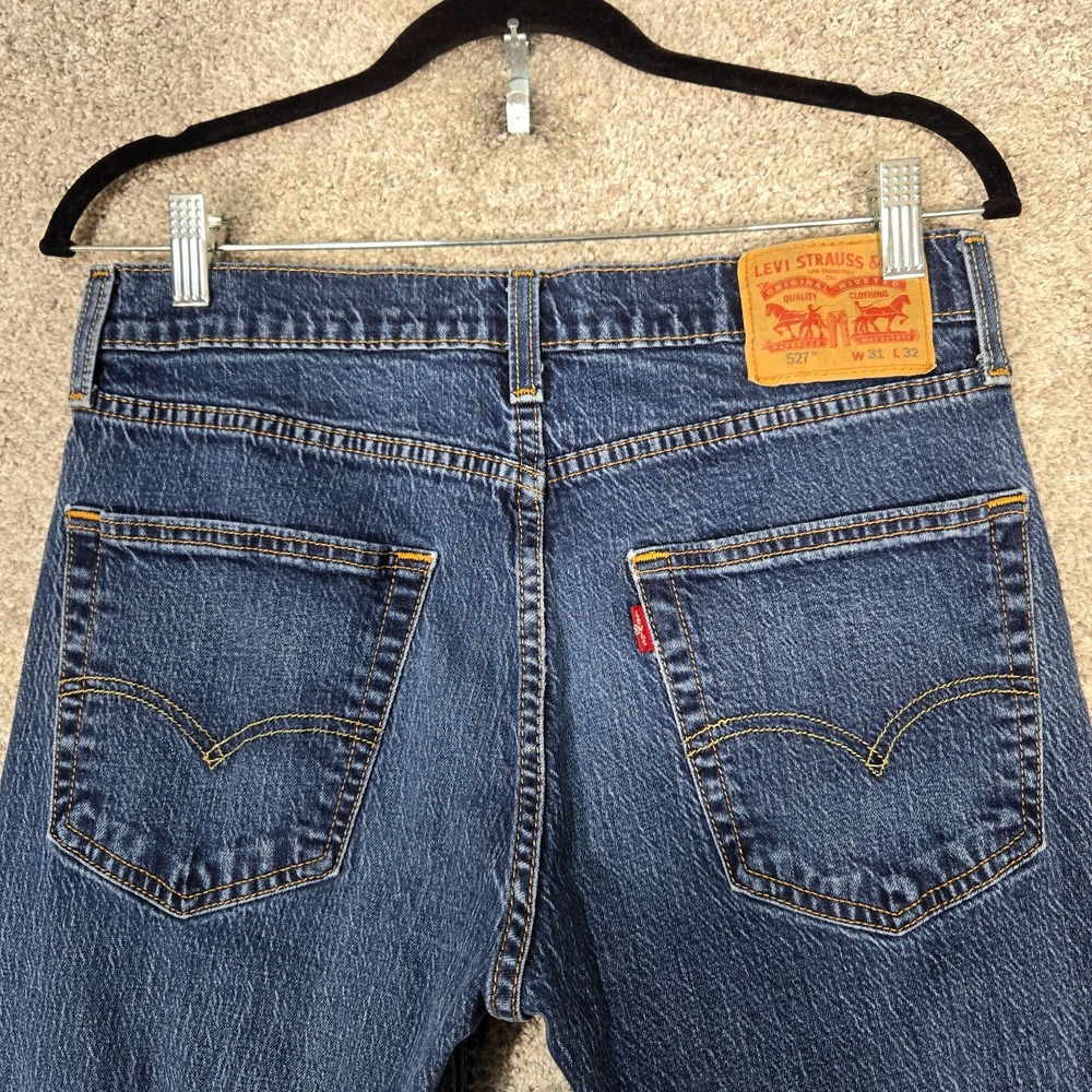 Levi's 527 Slim Bootcut Jeans Mens 31x32 (fit 31x30)